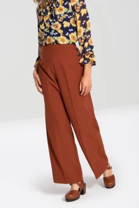 Ginger Swing Trousers Brown