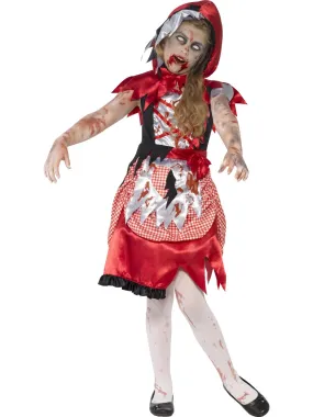 Girls Costume - Zombie Miss Hood