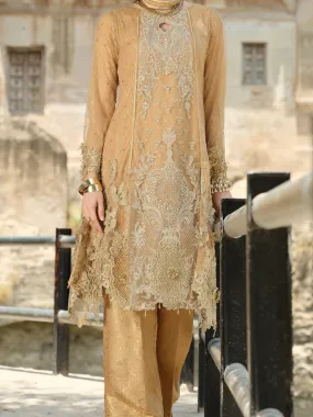 Golden Net 2 Piece Formal Suit - LS-261