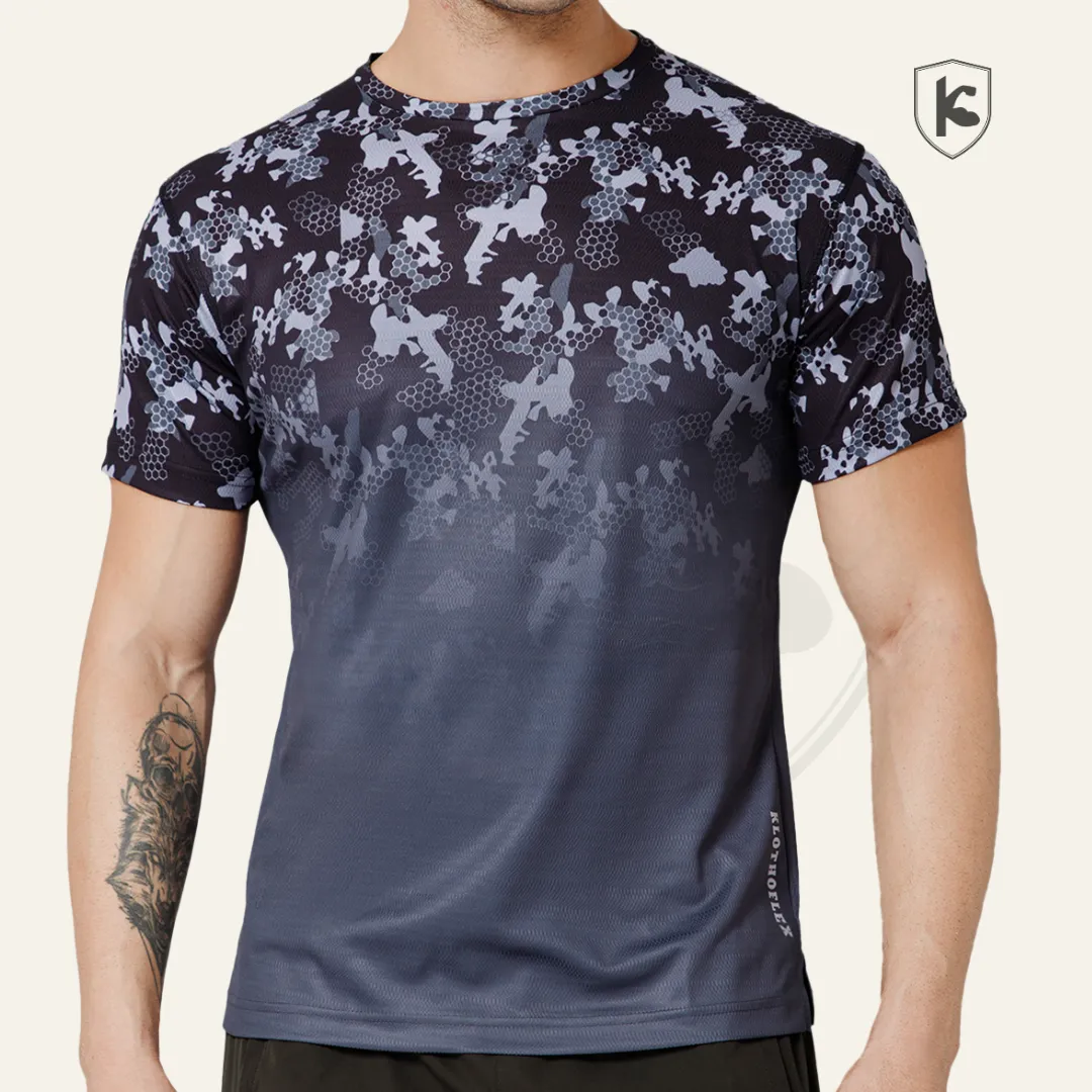 Gradient Camo Sports T-shirt