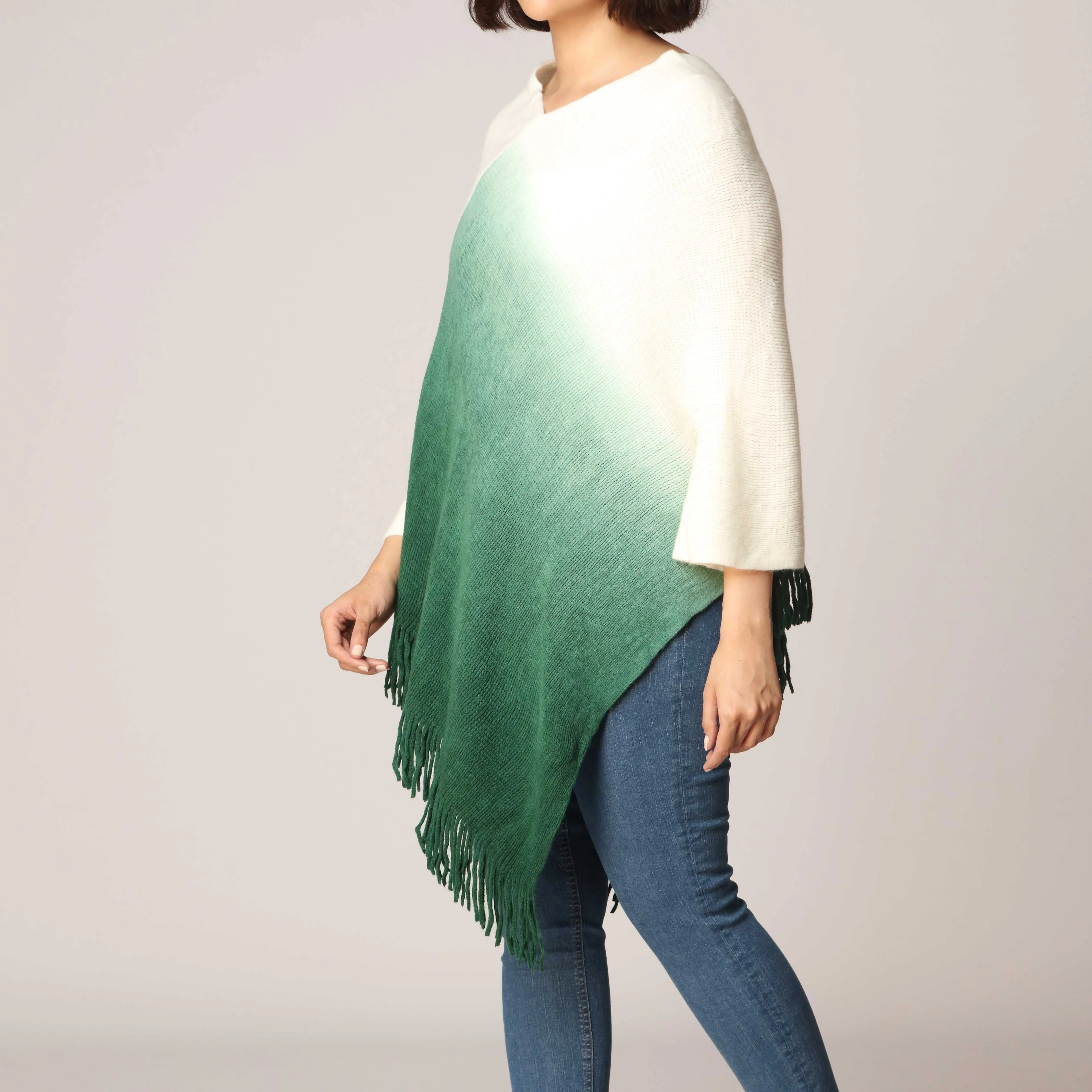 Green Cape Shawl PW2805