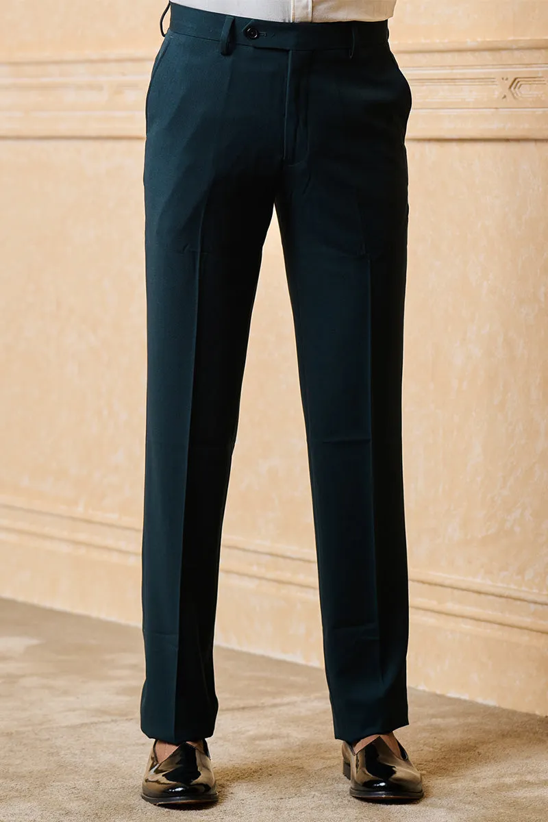 Green Stretchable Trouser