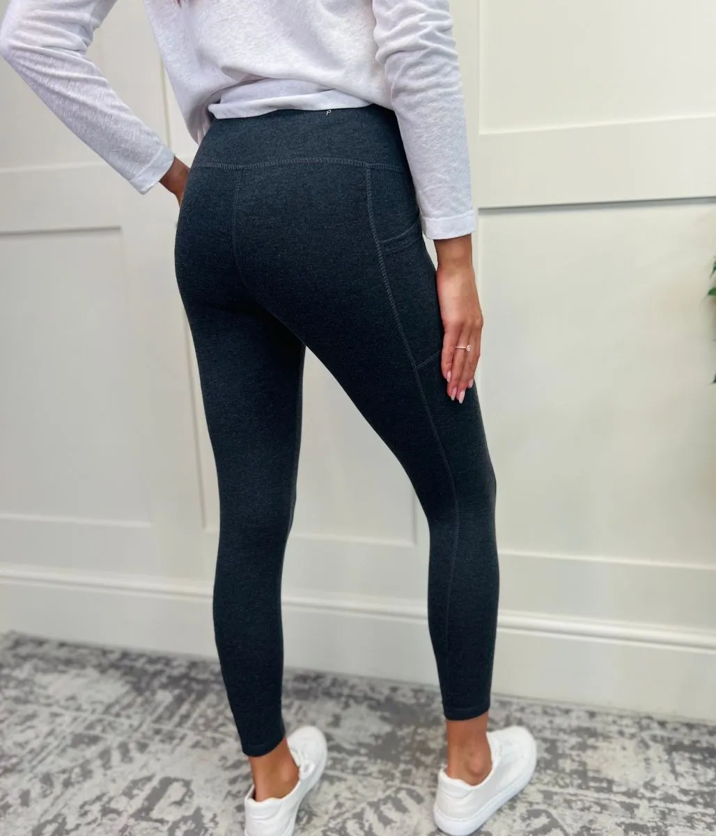 Grey Beverly Hills Polo Club Gym Leggings