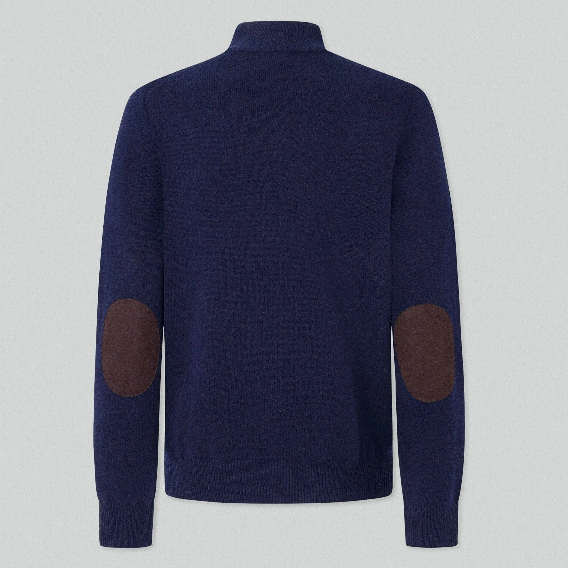 Hackett Lambswool Half-zip Sweater in Navy