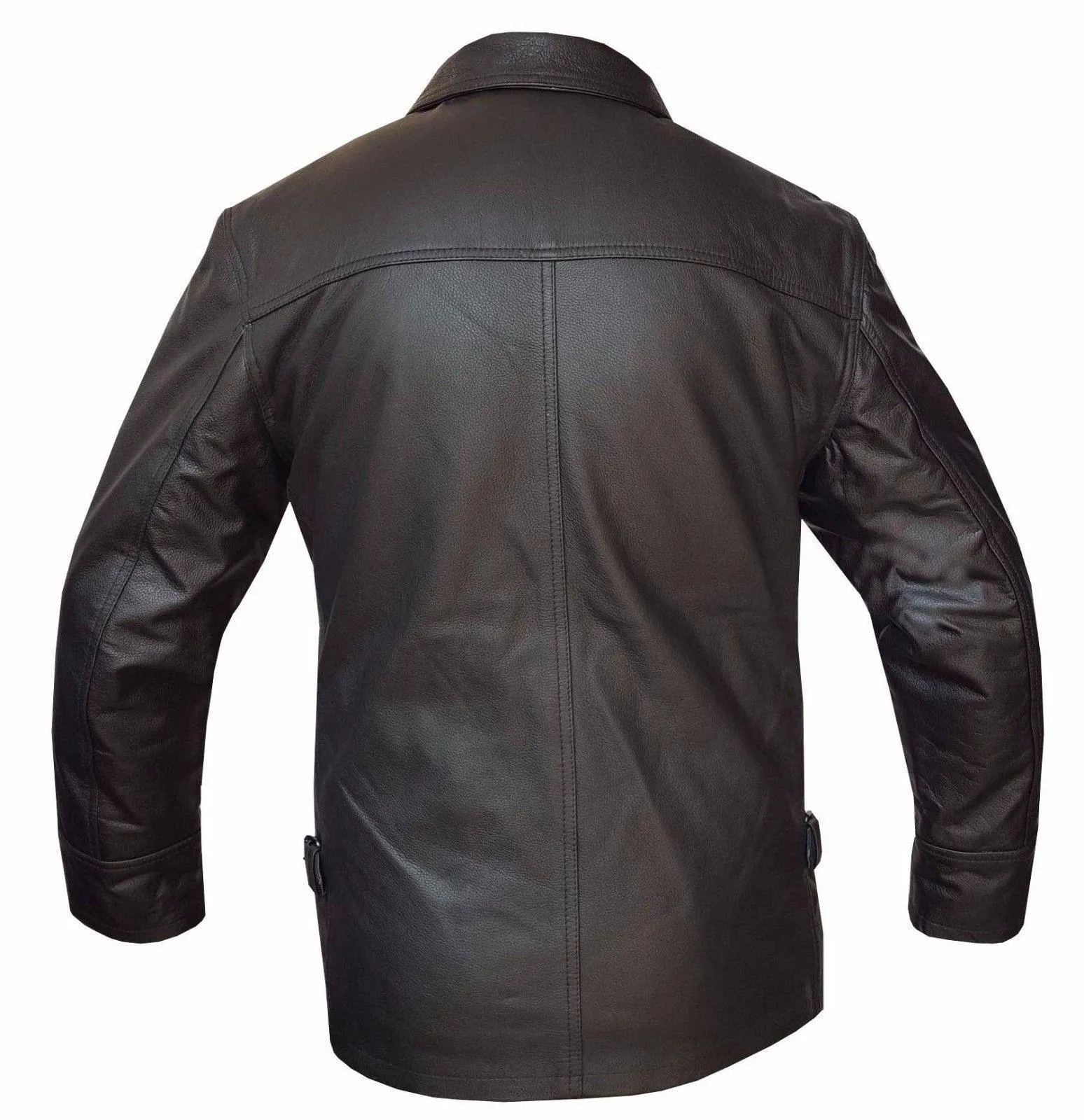 Harrington London Mens Classic Nappa Leather Jacket - Black