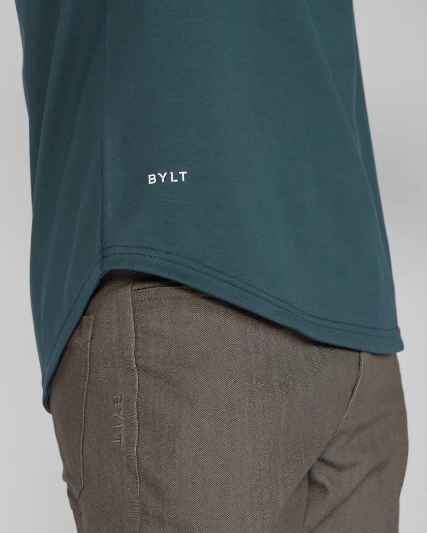 Henley Drop-Cut Long Sleeve: LUX