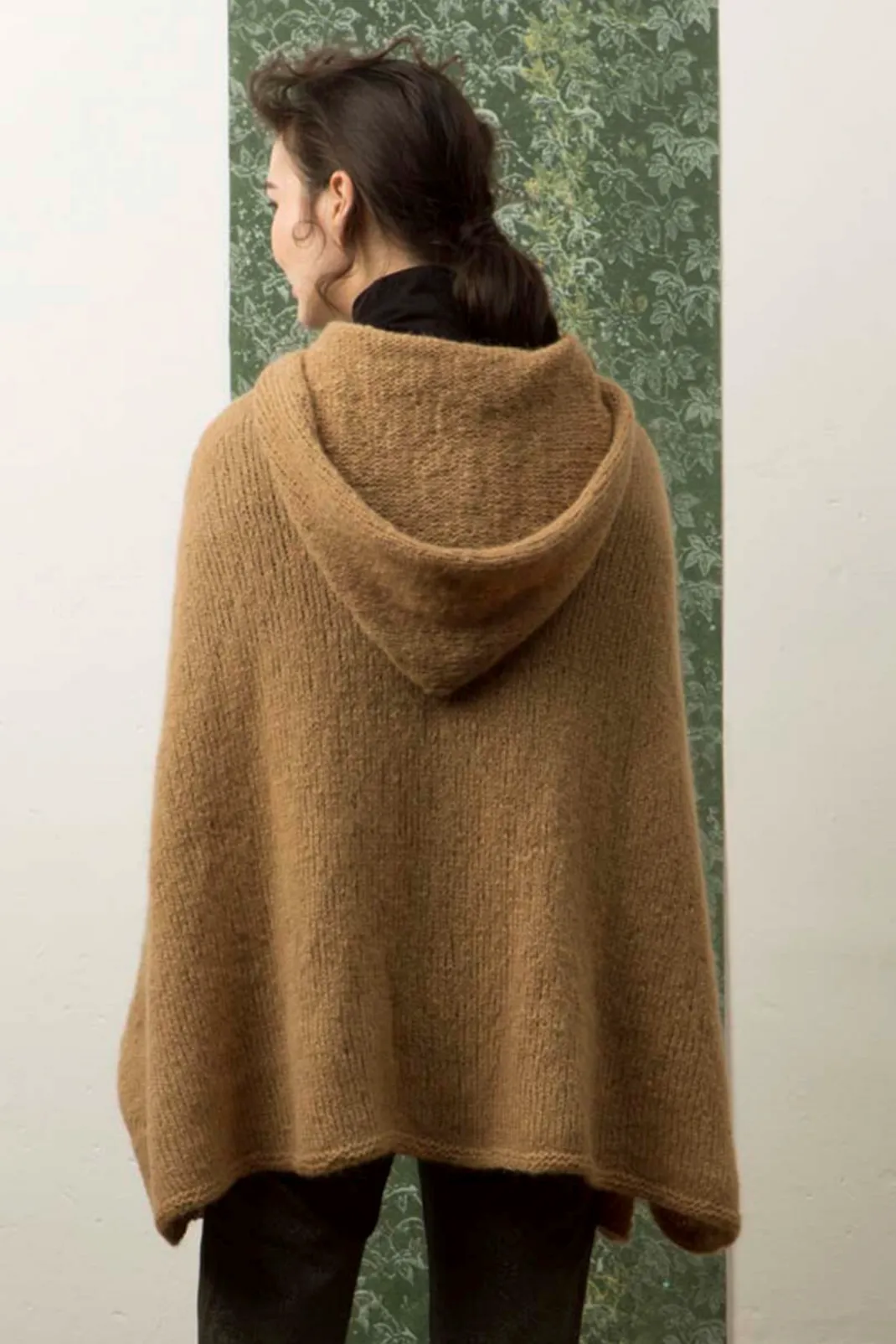 Hooded Cape Knitting Kit | Lang Yarns Malou Light & Knitting Pattern (990-25)