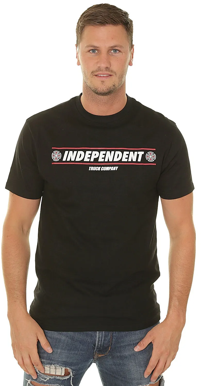 Independent T-shirt Shear black