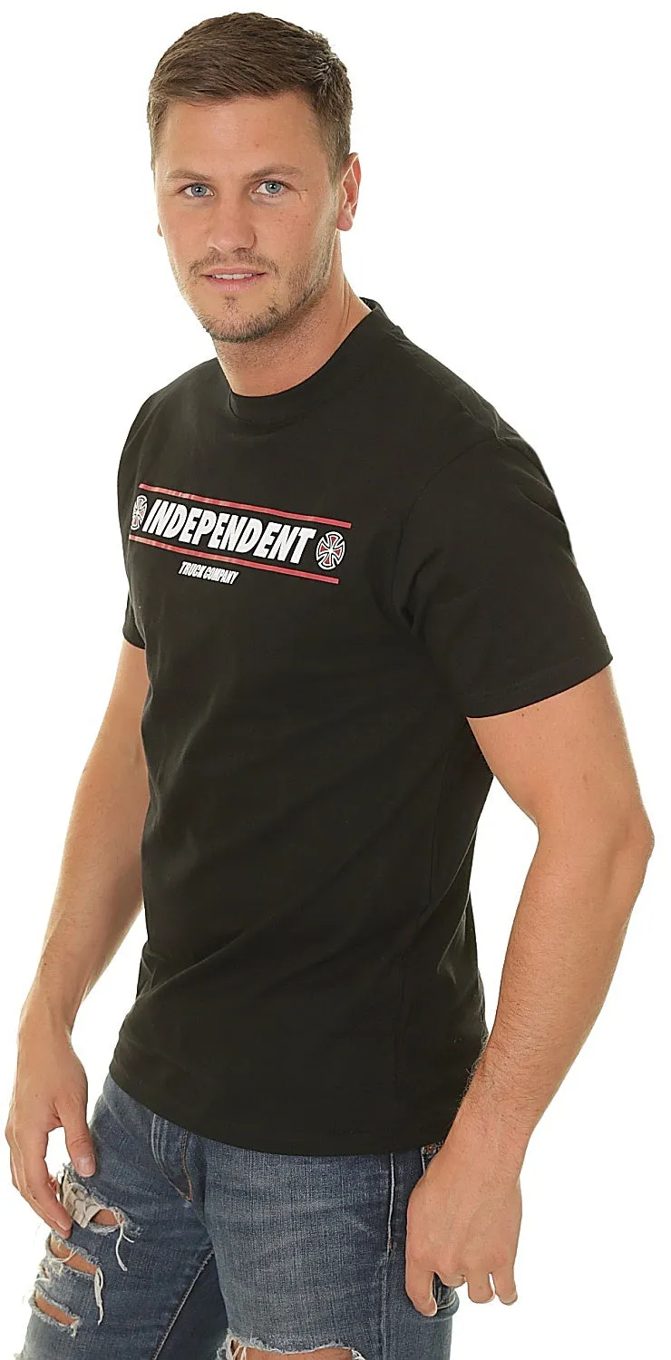 Independent T-shirt Shear black