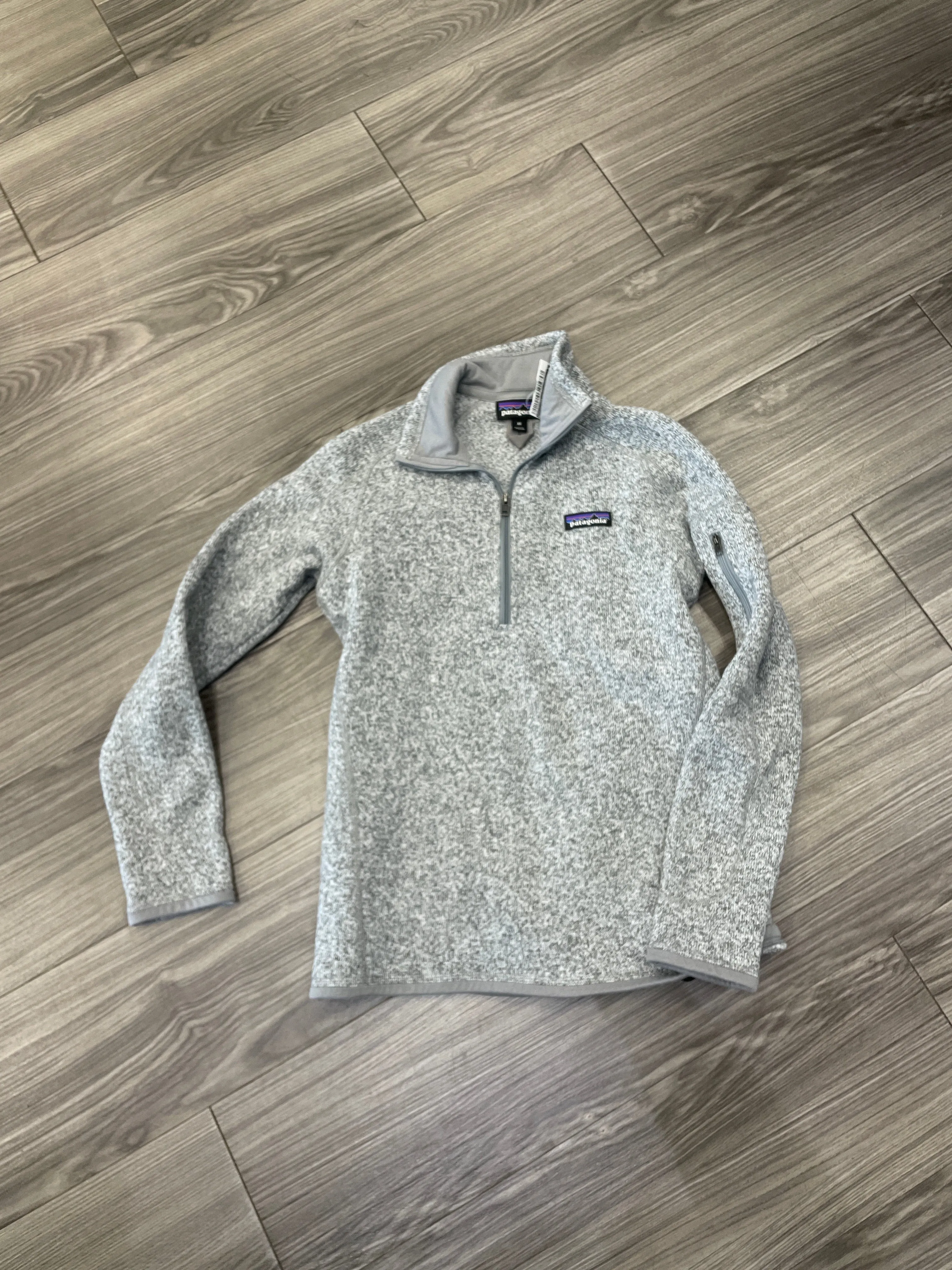 Jacket Fleece By Patagonia In Grey, Size: Xs