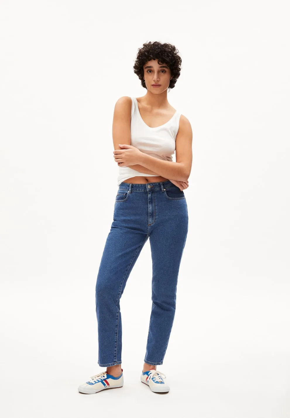 Jeans LEJAANI slim fit blue base | ARMEDANGELS