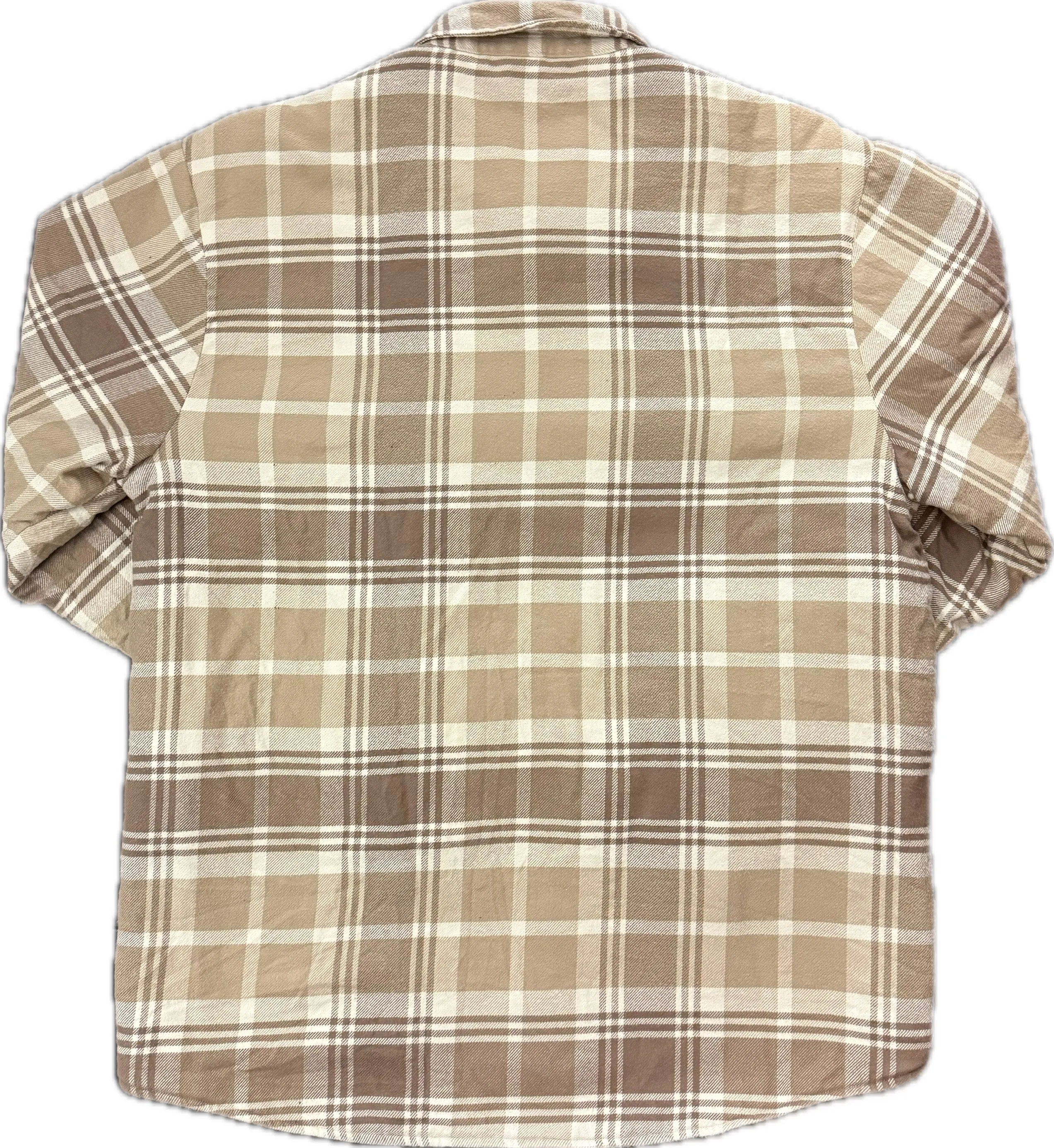 JJJJound Thermal Flannel Shirt Brown (WORN)