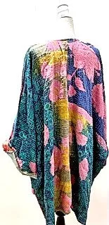 Kantha Bae Solutions Open Kimono Jacket Provides Versatility (Mod Pink)