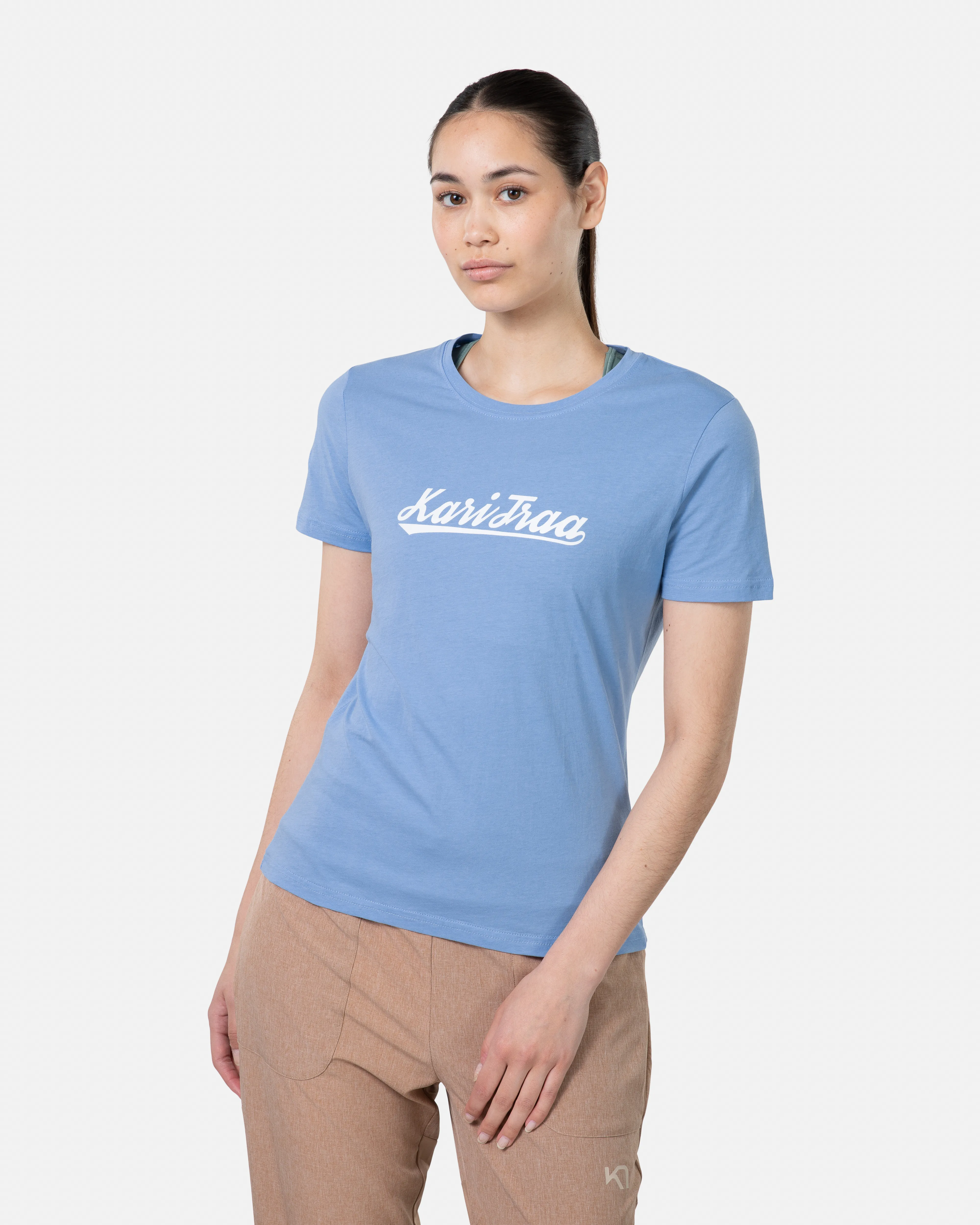 Kari Traa Women&#x27;s Mølster Tee Pastel Light Blue | Buy Kari Traa Women&#x27;s Mølster Tee Pastel Light Blue here | Outnorth