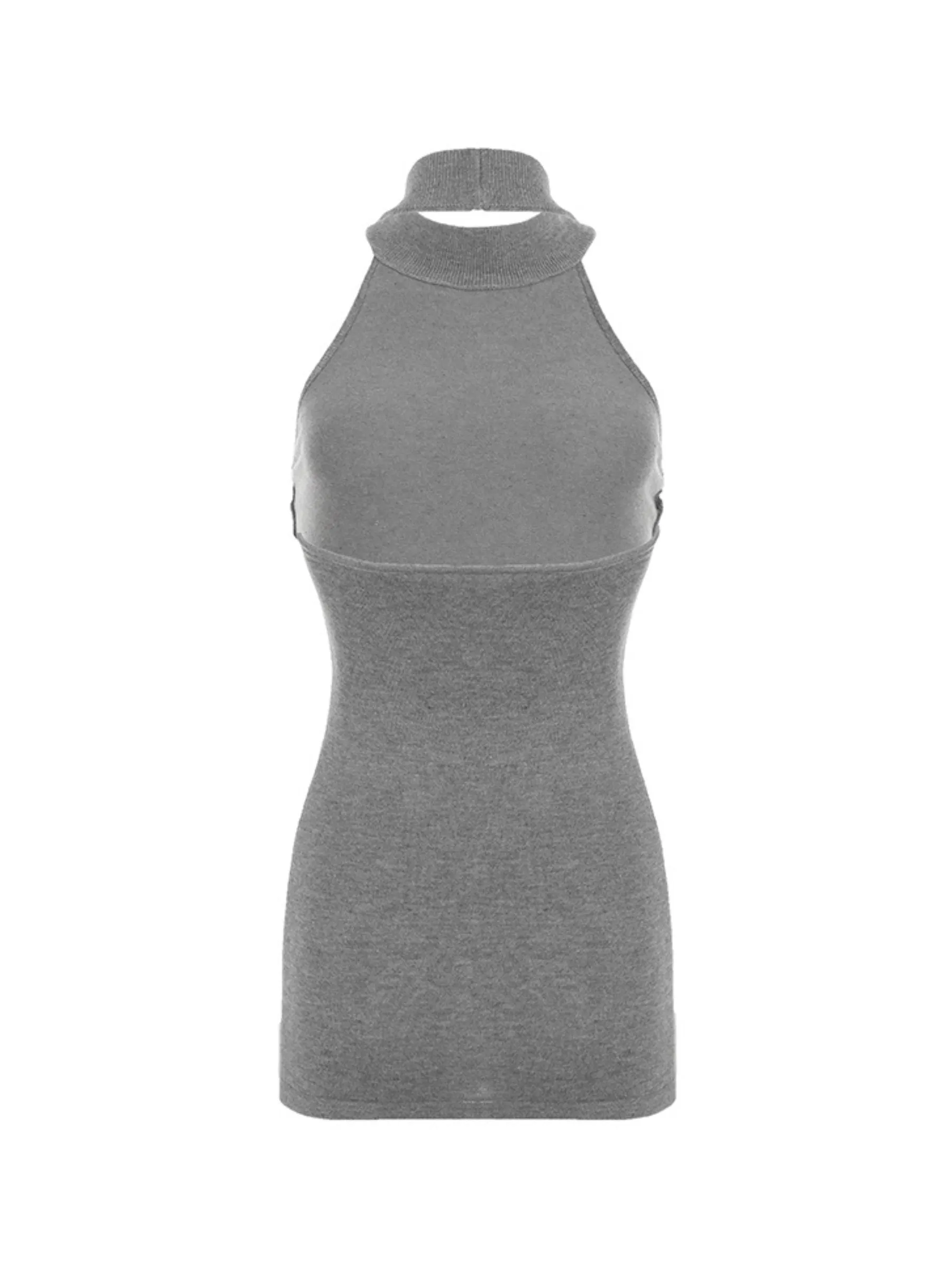 Kenna Wool Turtleneck Vest Top