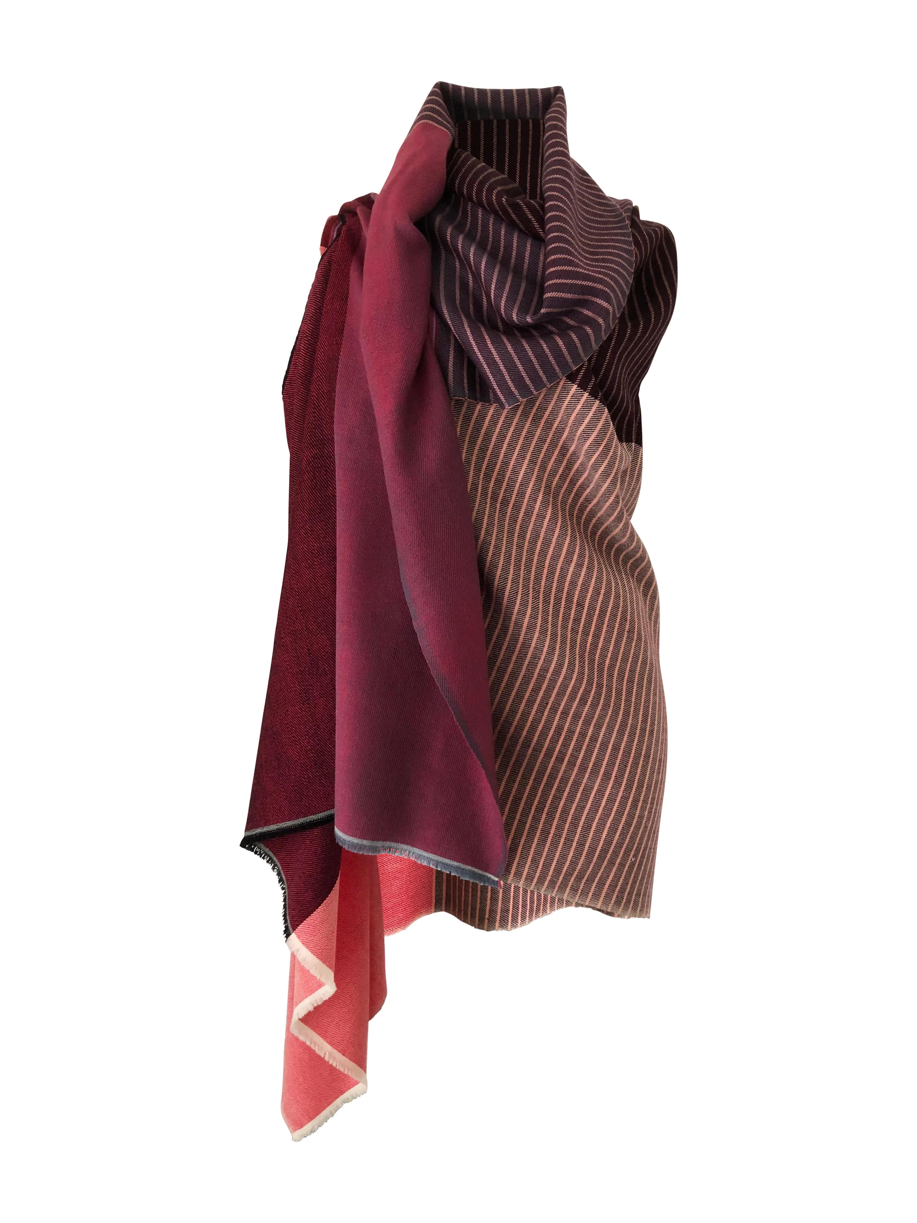 Light Wool Cape Fusion Red