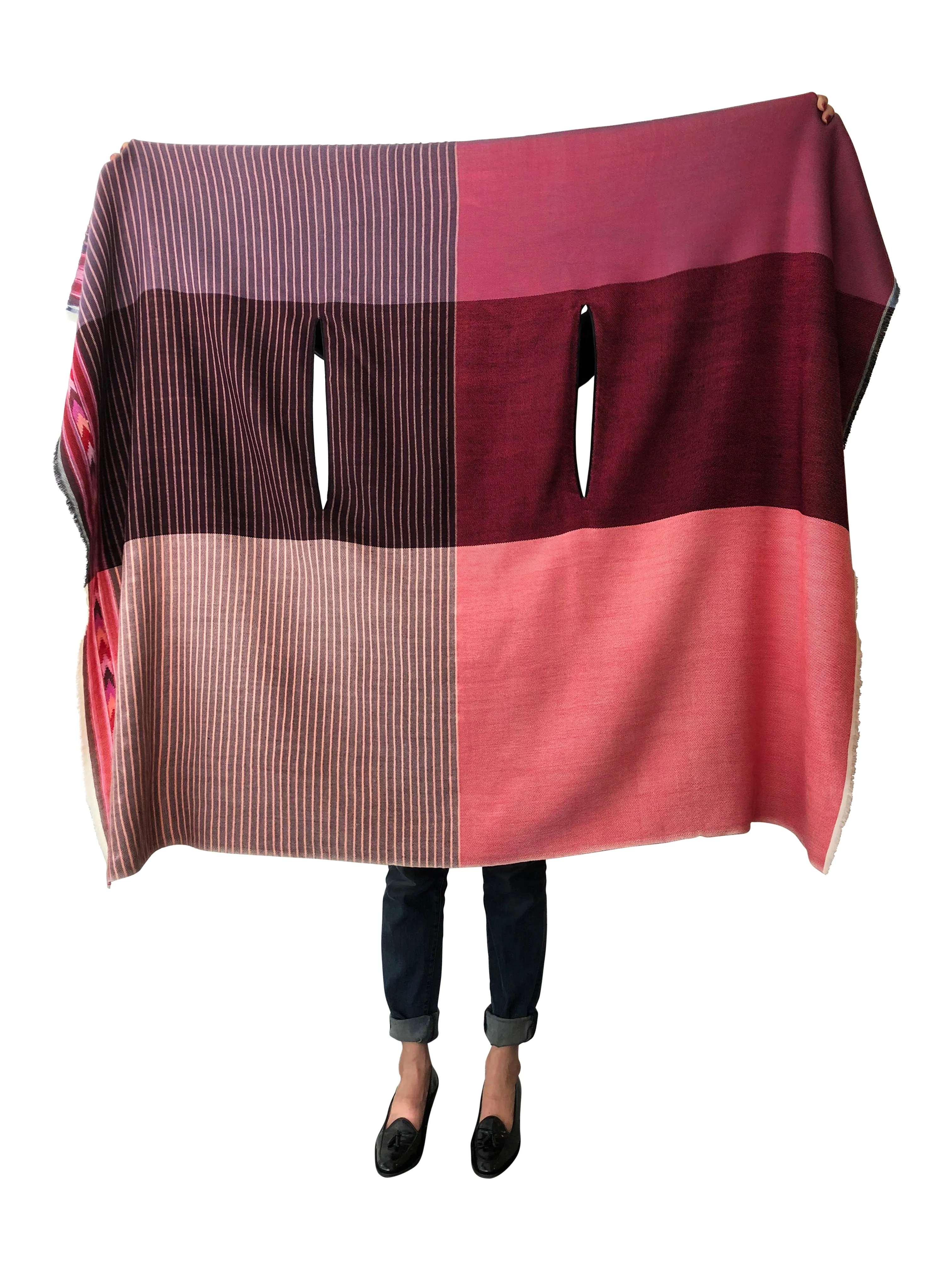 Light Wool Cape Fusion Red