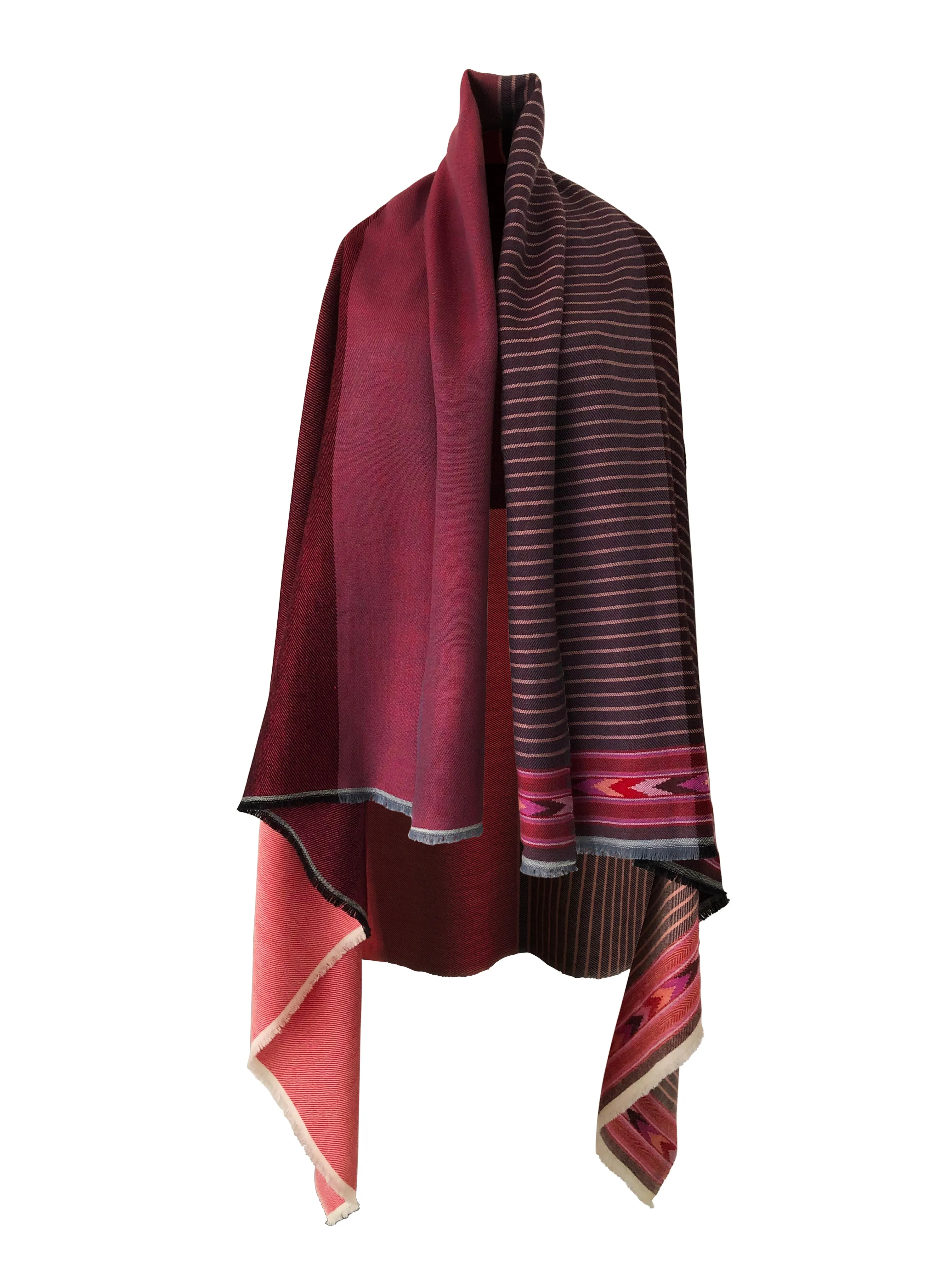 Light Wool Cape Fusion Red