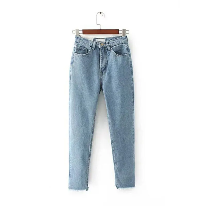 Lightweight and Loose High Waist Boyfriend Jeans