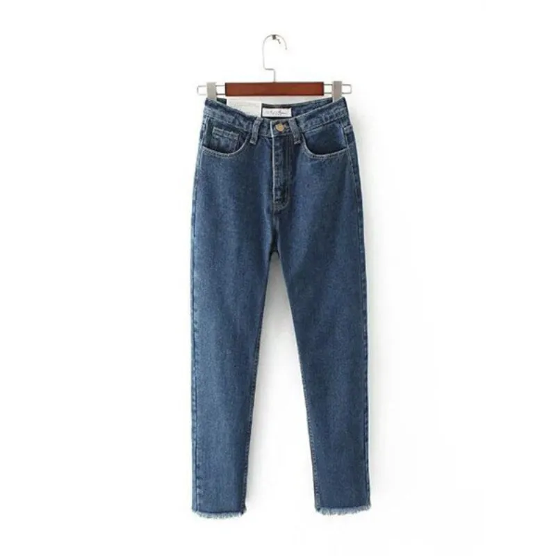 Lightweight and Loose High Waist Boyfriend Jeans