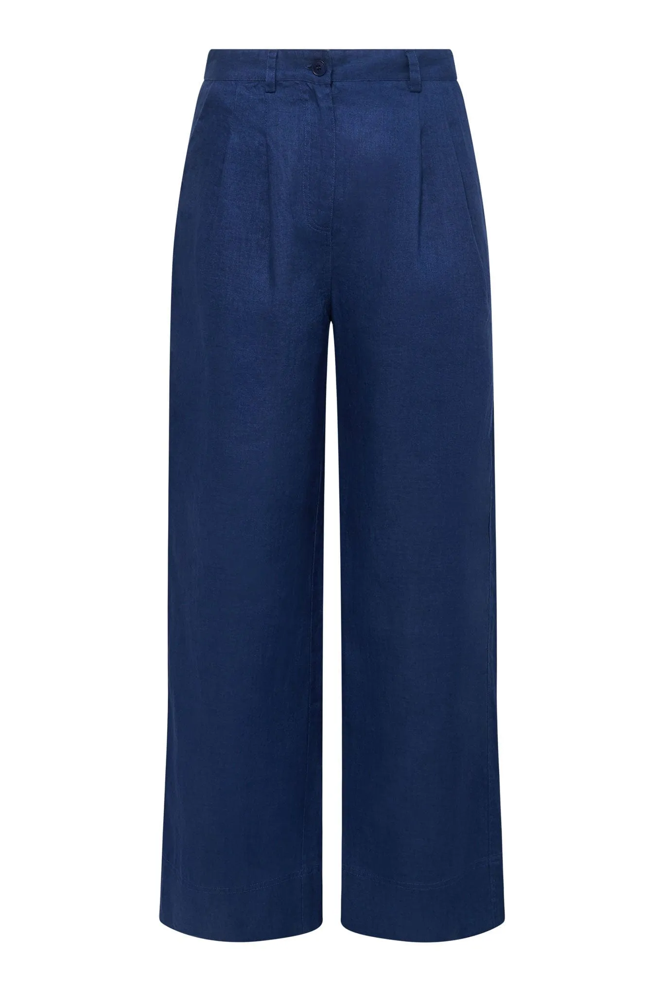 Lion Women's Linen Trousers | Navy