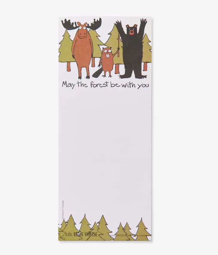 Little Blue House May Forest Be With You Magnetic List