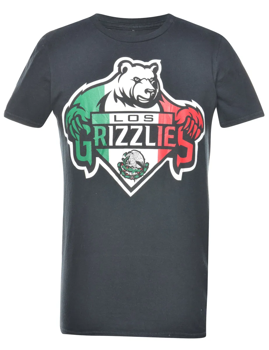 Los Grizzlie Animal T-shirt - M