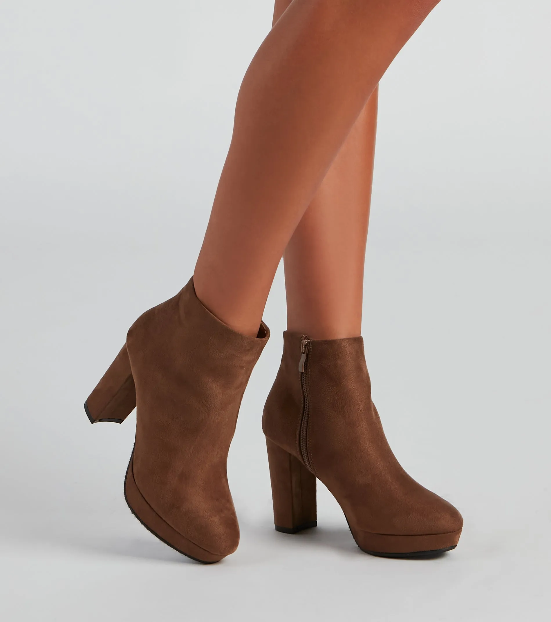 Lots To Love Block Heel Booties