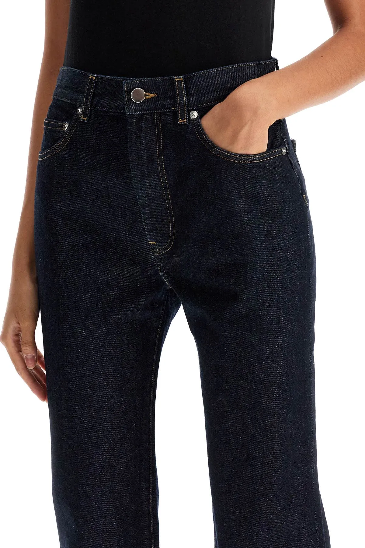 LOULOU STUDIO Jeans Affusolati In Cotone Biologico