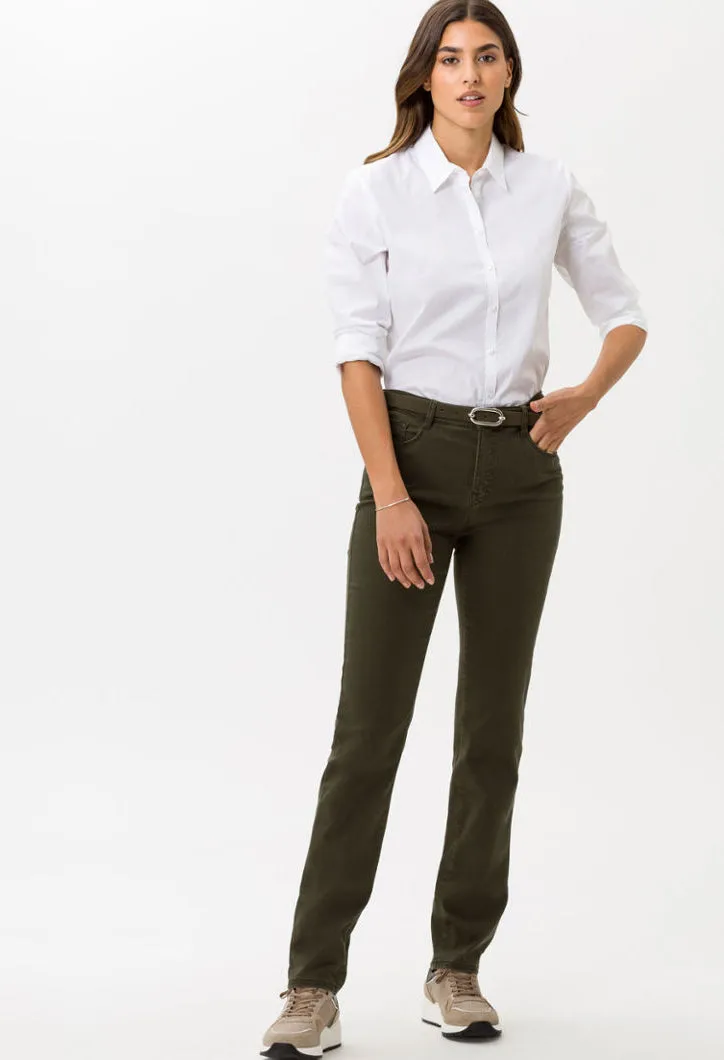 Mary Dark Olive Five-pocket trousers Reg 32 Leg