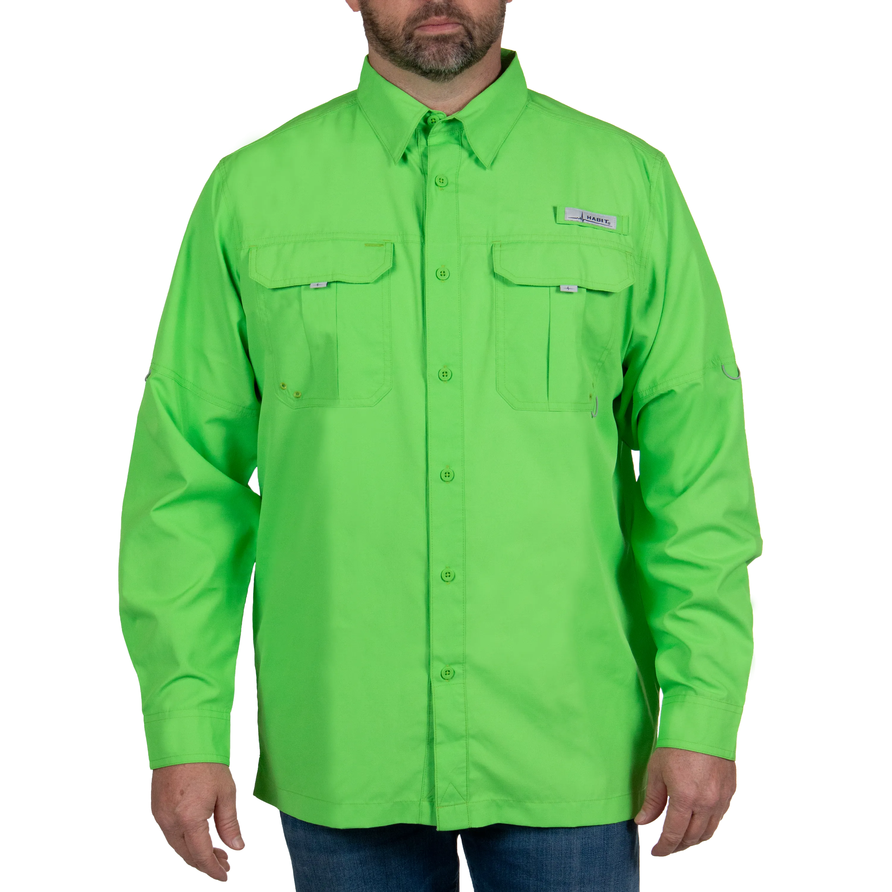 Men’s Fourche Mountain Long Sleeve River Guide Fishing Shirt