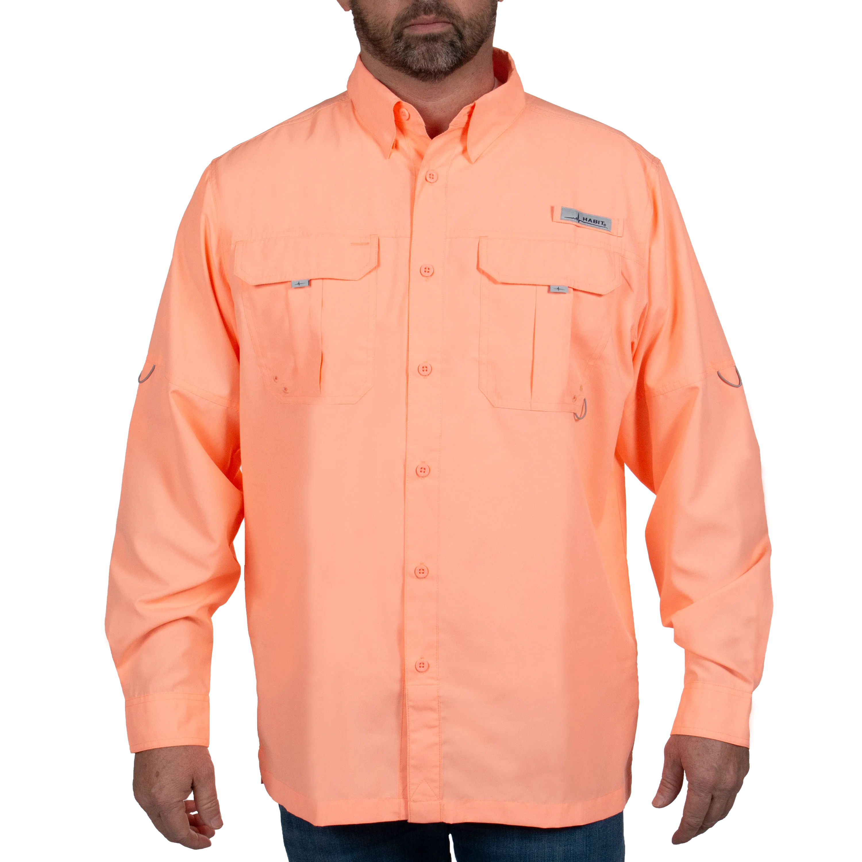 Men’s Fourche Mountain Long Sleeve River Guide Fishing Shirt