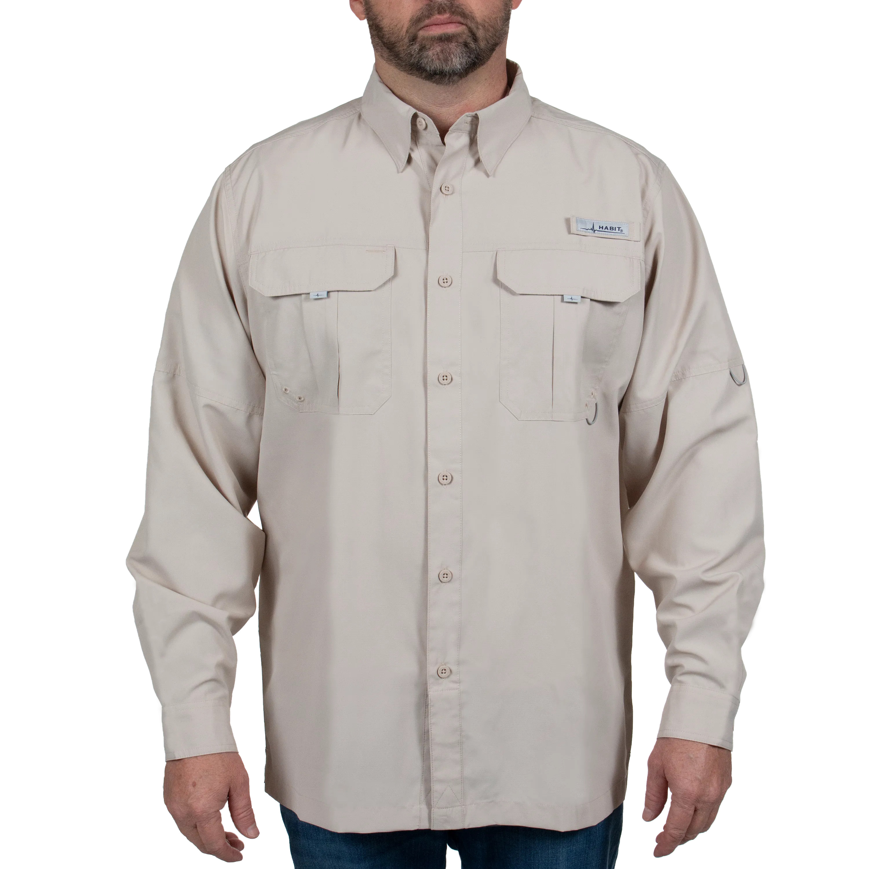 Men’s Fourche Mountain Long Sleeve River Guide Fishing Shirt