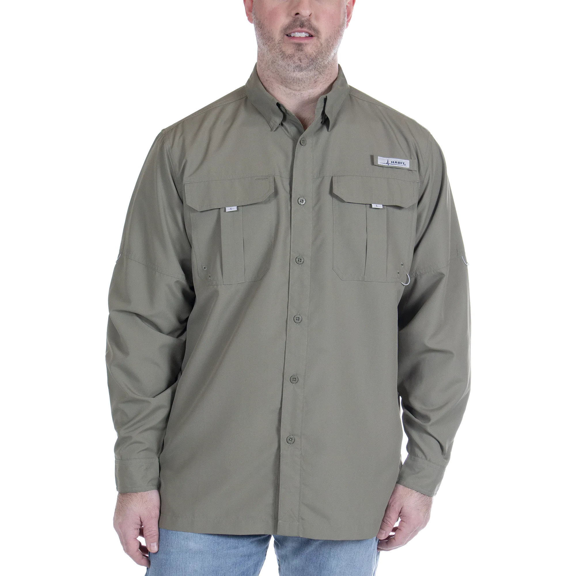 Men’s Fourche Mountain Long Sleeve River Guide Fishing Shirt