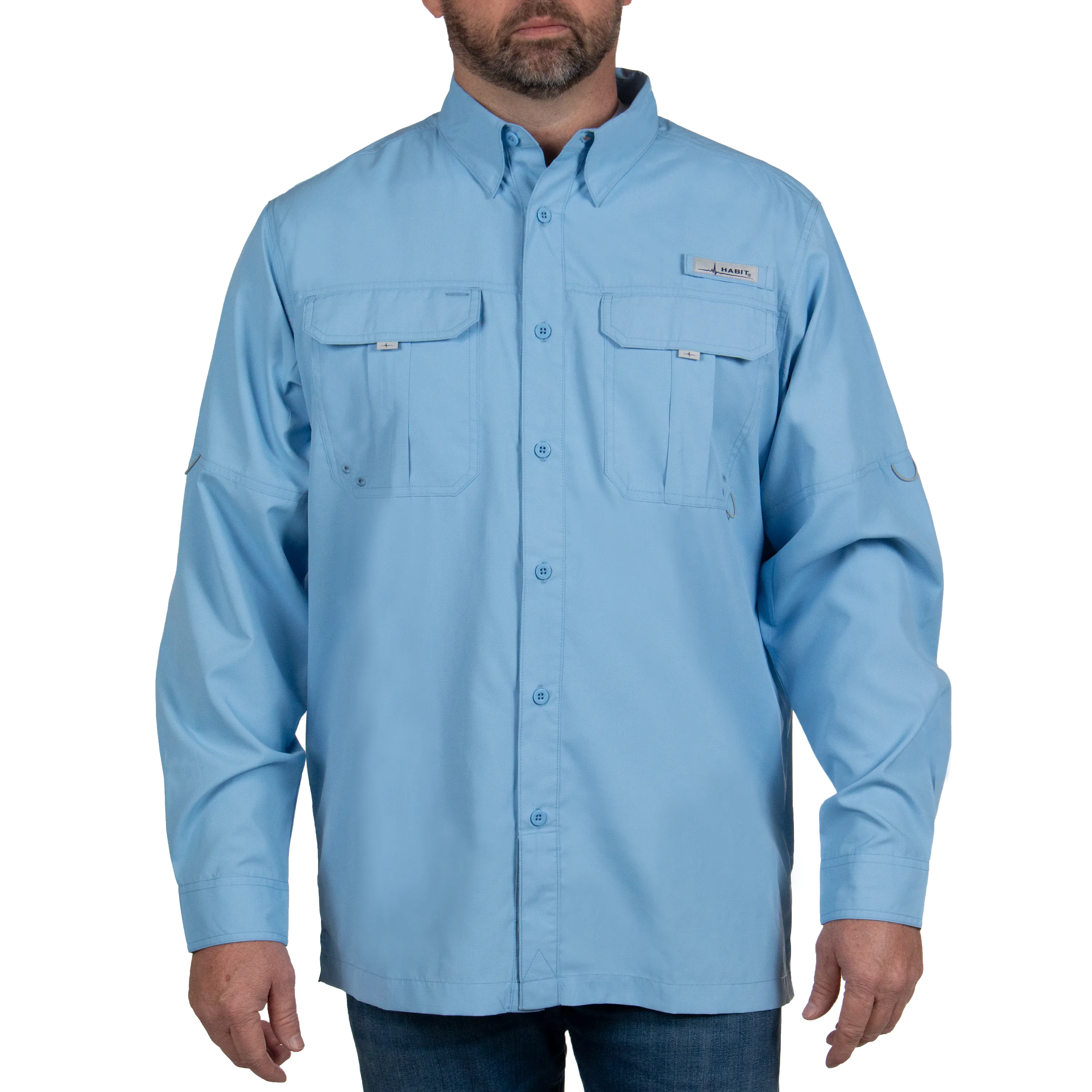 Men’s Fourche Mountain Long Sleeve River Guide Fishing Shirt