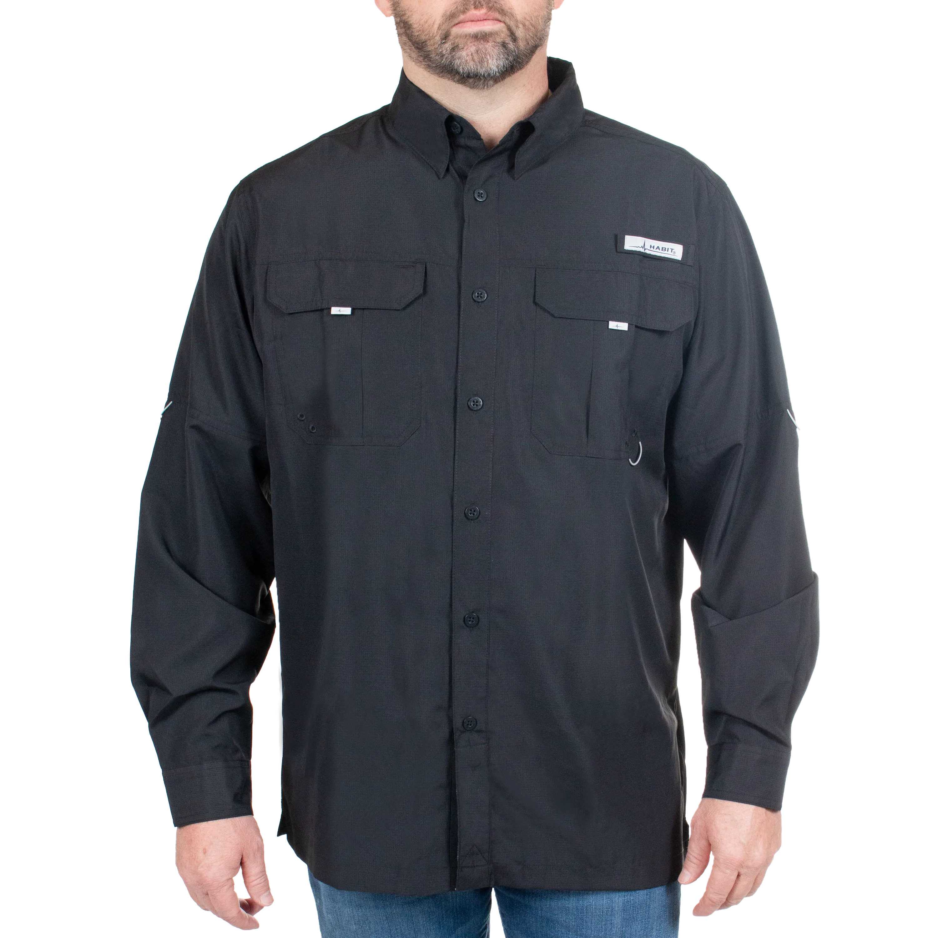 Men’s Fourche Mountain Long Sleeve River Guide Fishing Shirt