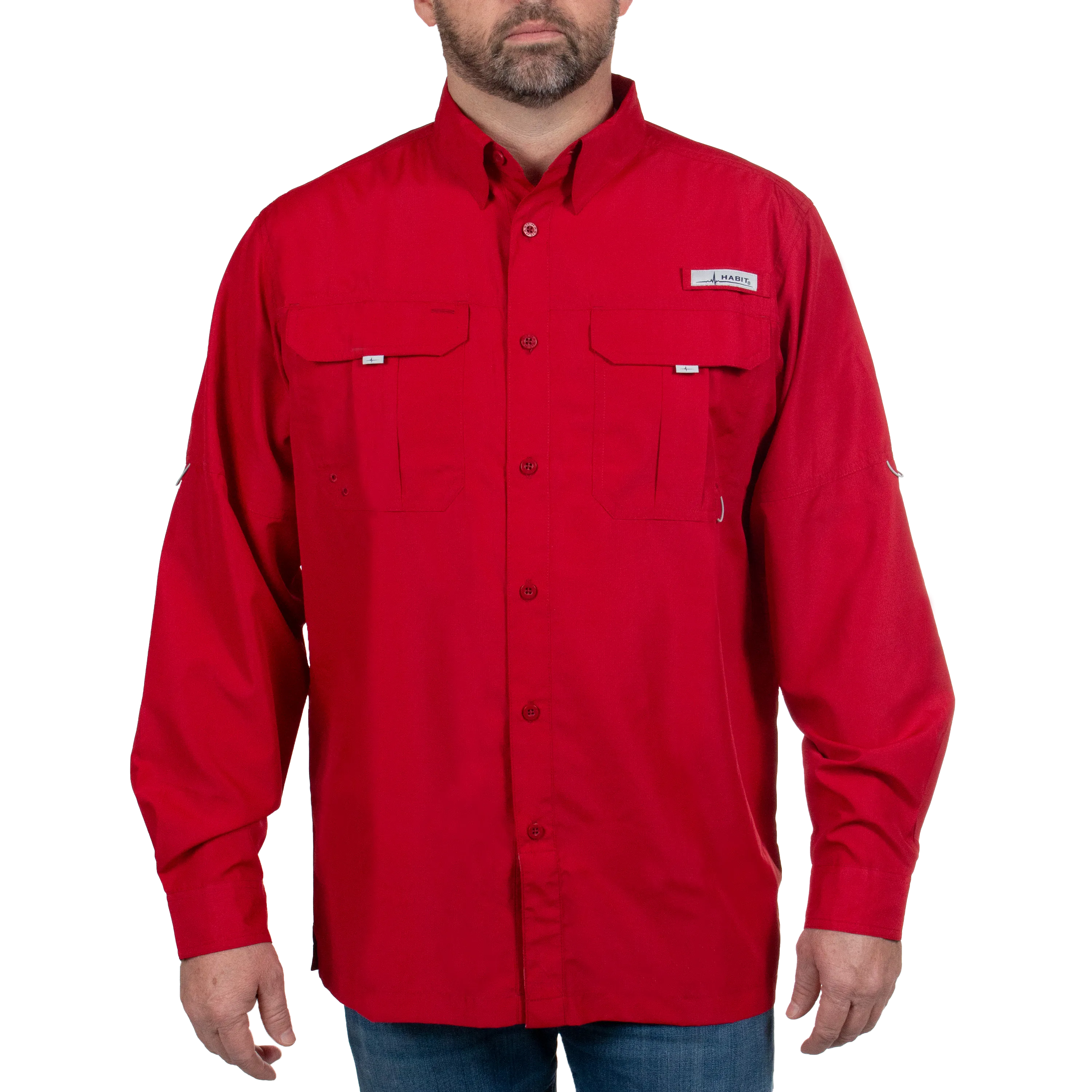 Men’s Fourche Mountain Long Sleeve River Guide Fishing Shirt