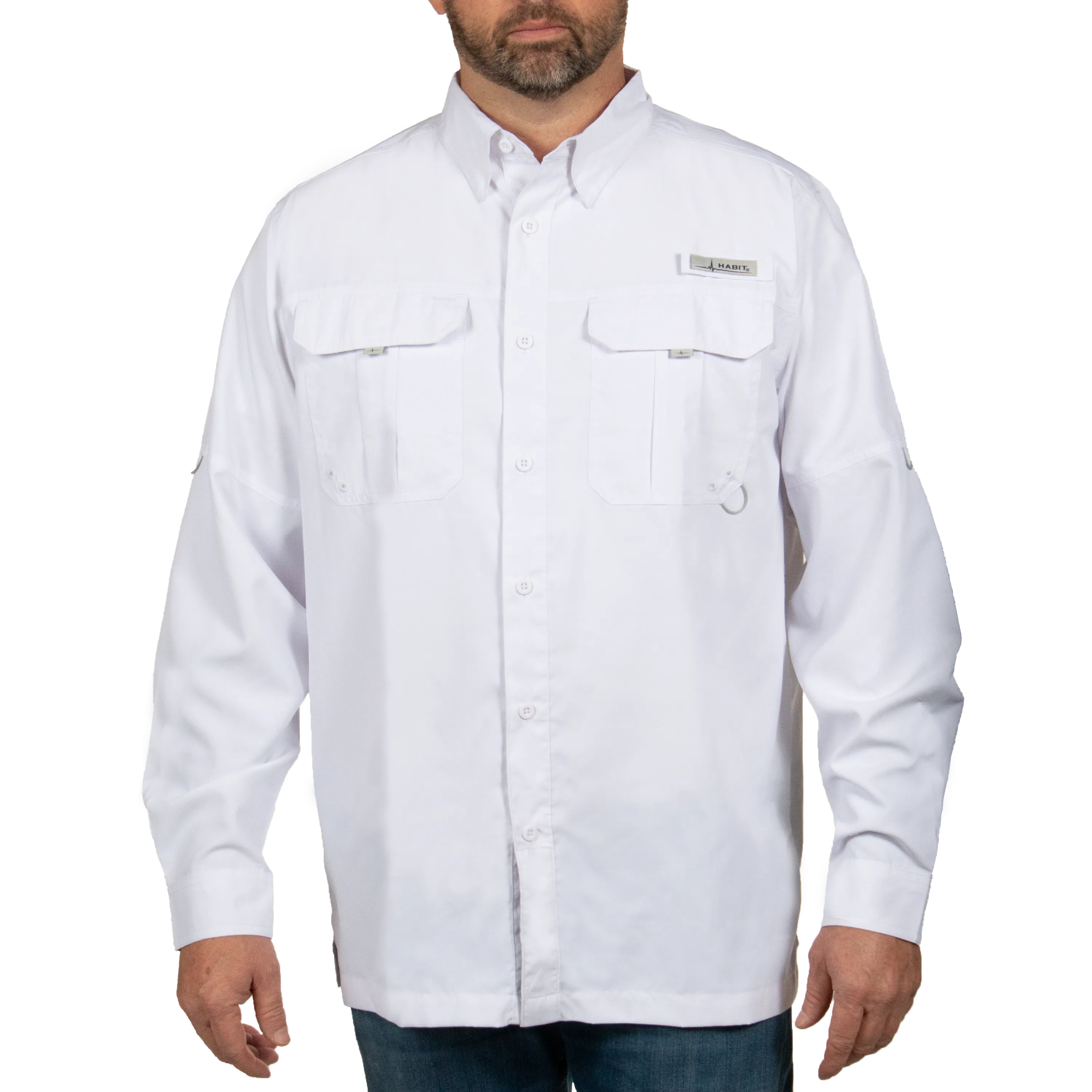 Men’s Fourche Mountain Long Sleeve River Guide Fishing Shirt