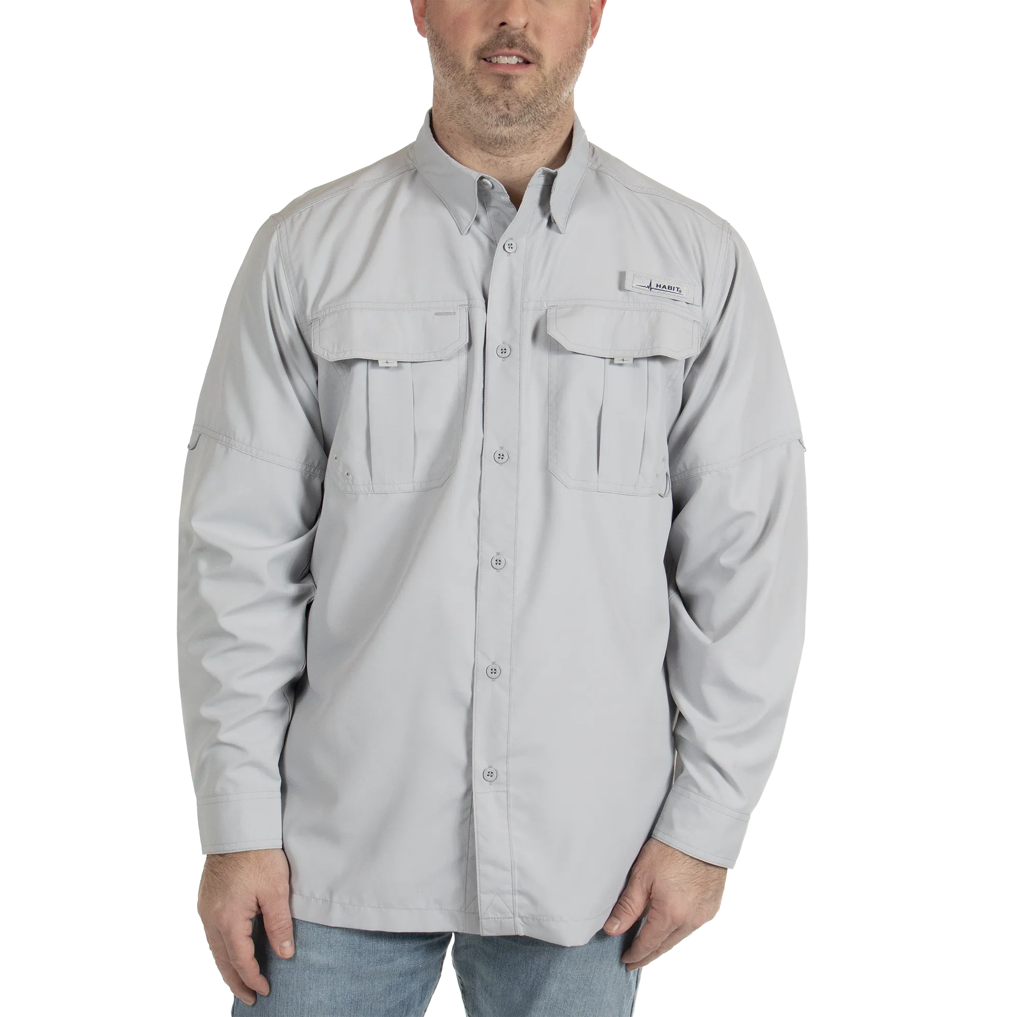 Men’s Fourche Mountain Long Sleeve River Guide Fishing Shirt