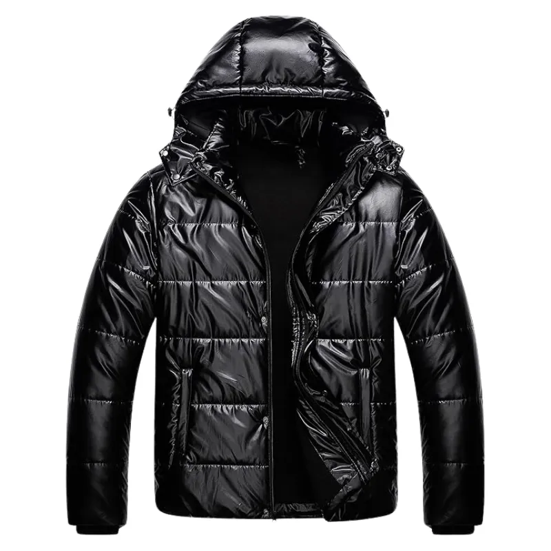 Men's Insulated Water-Resistant Puffer Hoodie