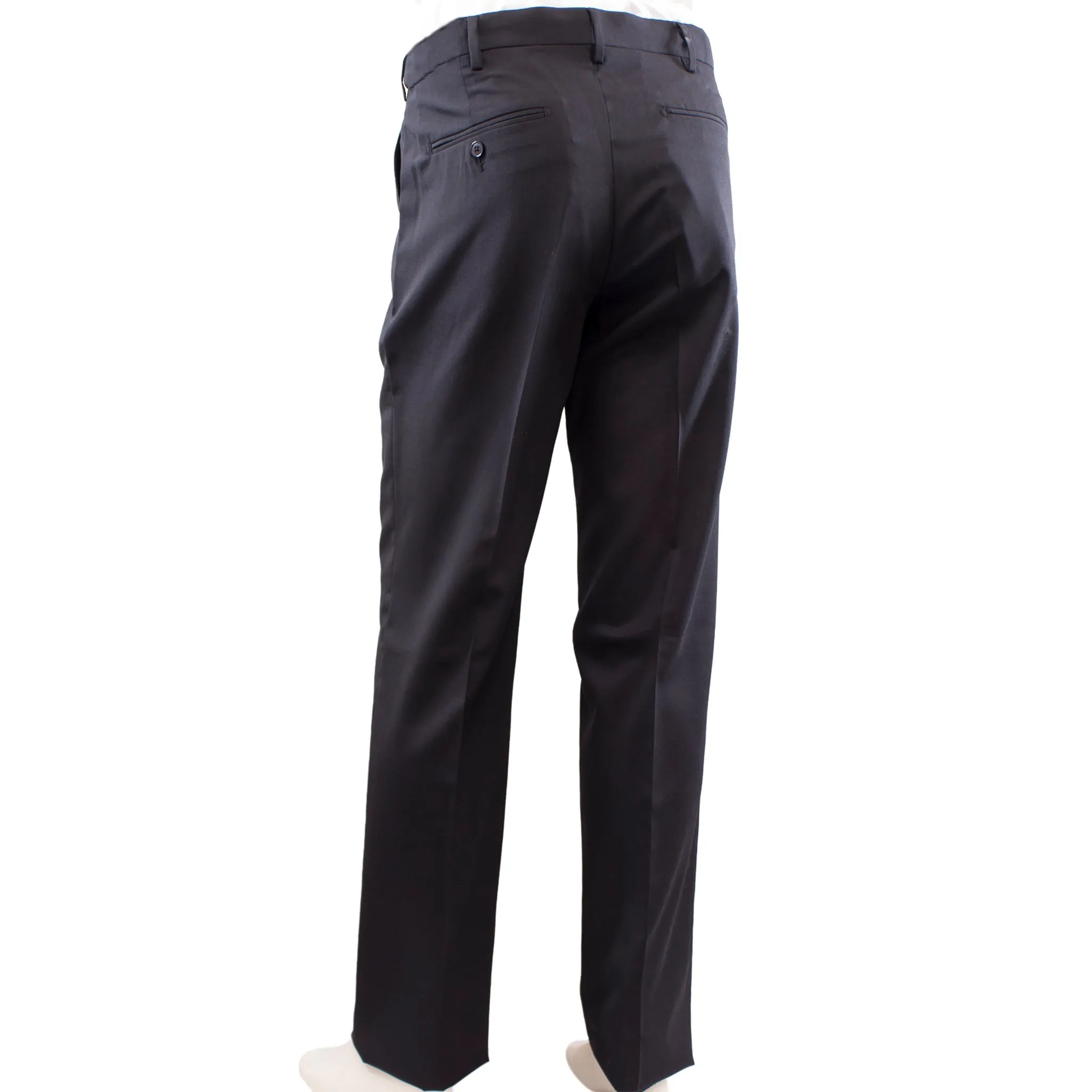 Men's Suit Pants Wool Blend Plain Front 4702