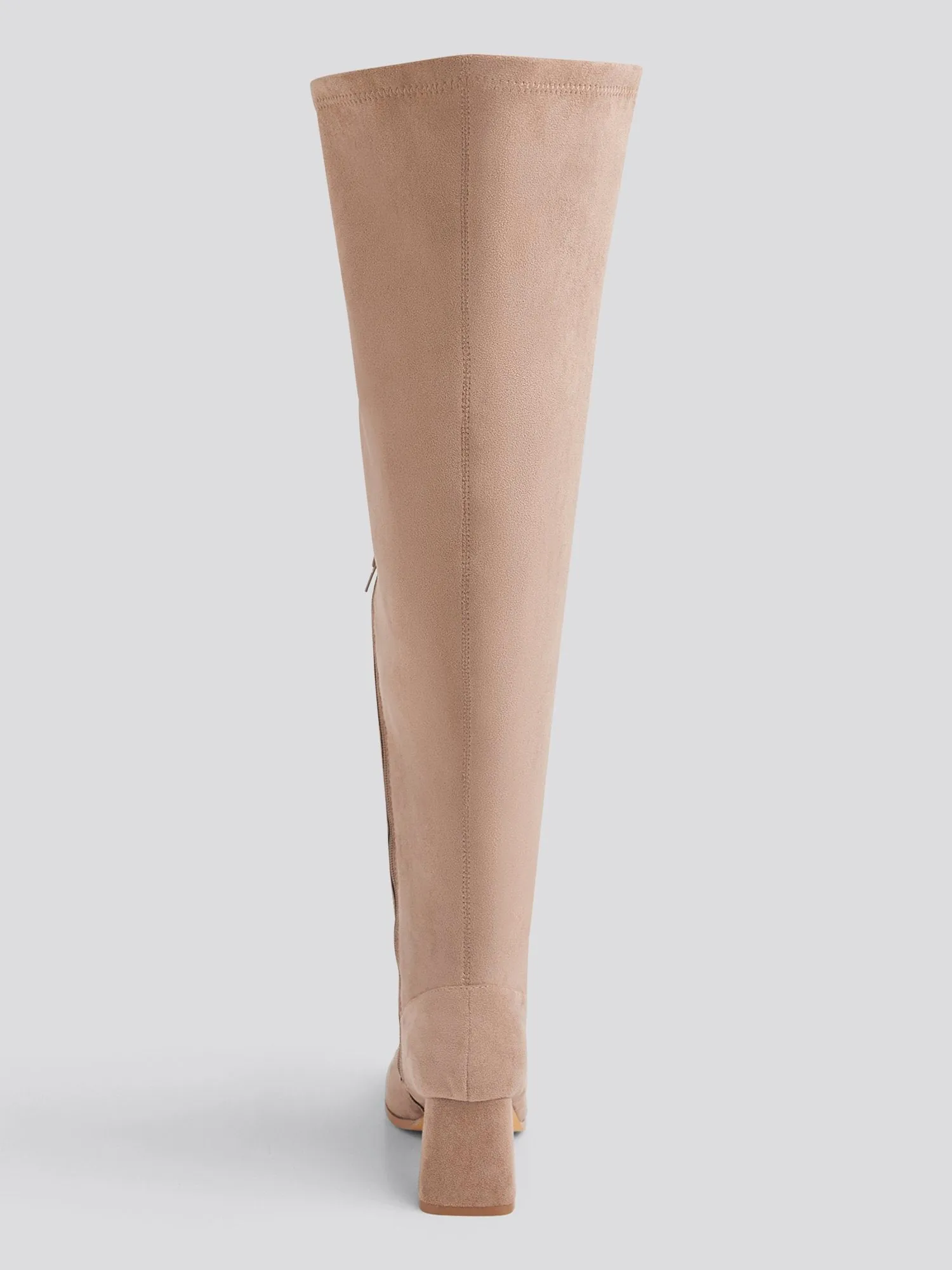 Natalia Over-The-Knee Wide Calf Suede Boots