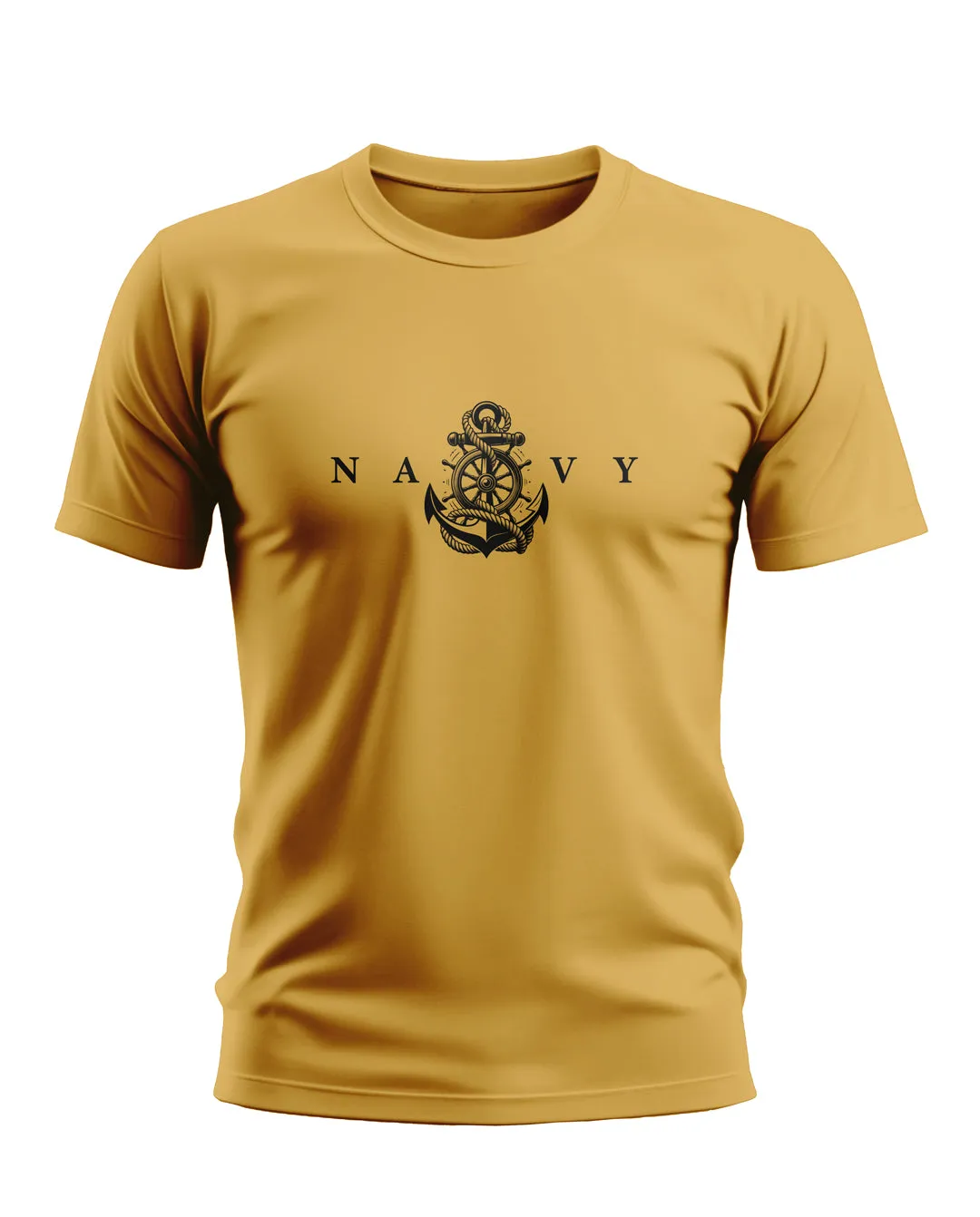 Navy Anchor Soft Cotton T-shirt