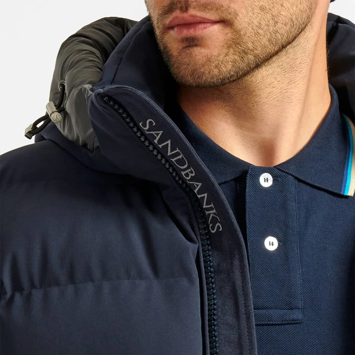 Navy Banks Puffer Jacket