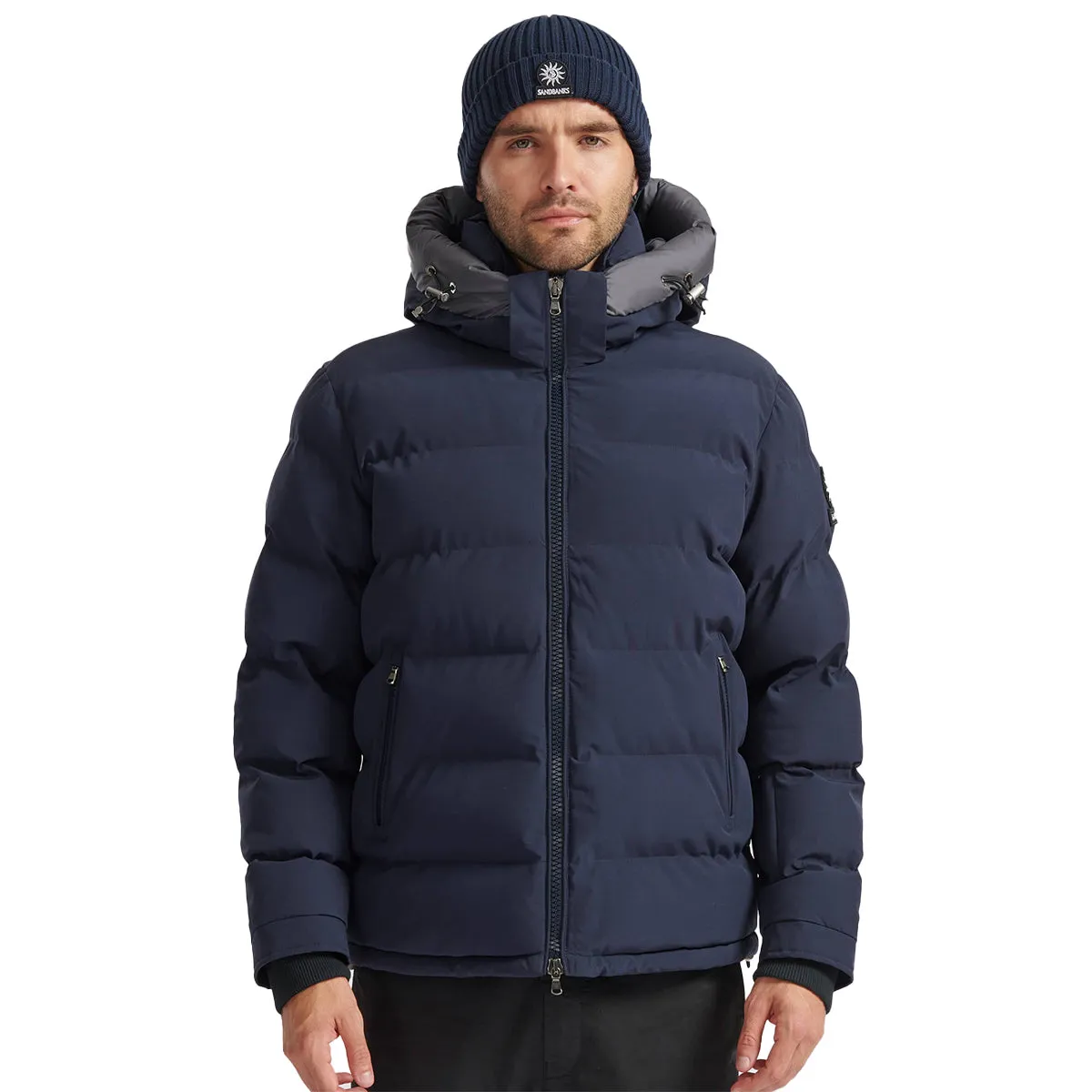 Navy Banks Puffer Jacket