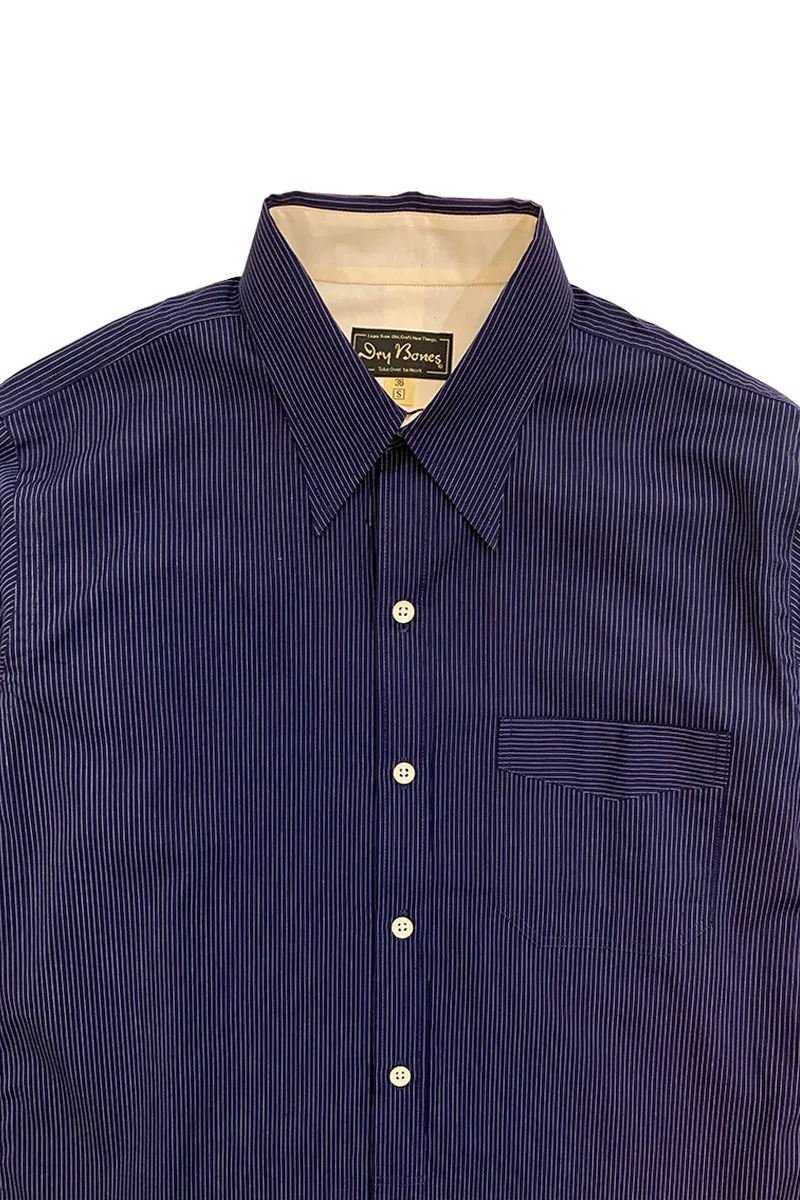 Navy Stripe Work Shirt