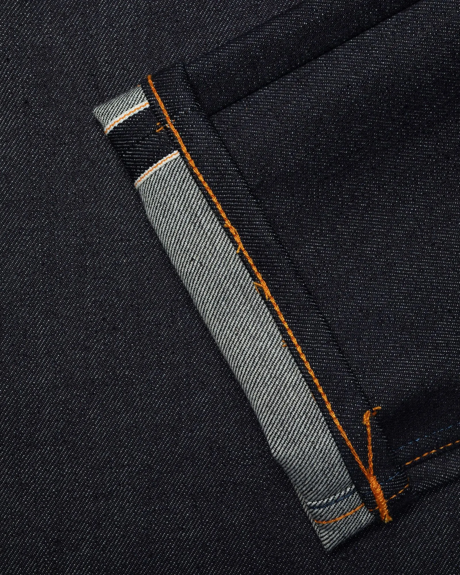 Nudie Grim Tim Slim Straight Mens Jeans - Dry Japan Selvage