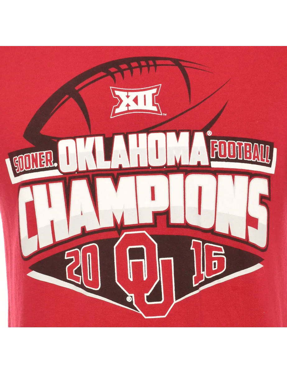 Oklahoma Football Sports T-shirt - M