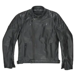 PANDO MOTO TWIN LEATHER JACKET BLACK