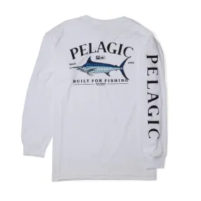 PELAGIC Blue Marlin Long Sleeve Fishing T-Shirt